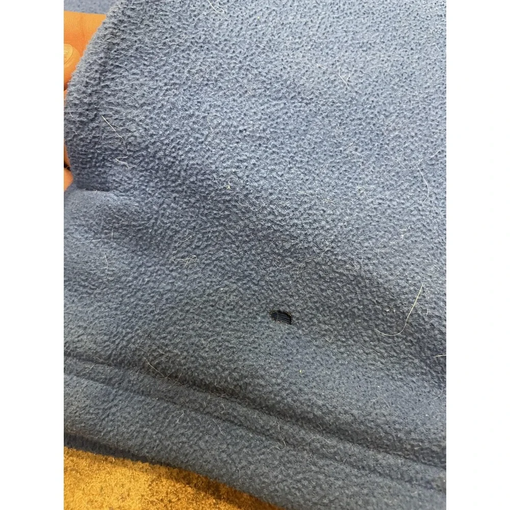 The North‎ Face Jacket Mens Medium Blue Fleece Softshell Full Zip Hiking Trail